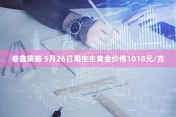 叁鑫策略 5月26日周生生黄金价格1018元/克